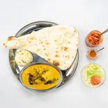 B野菜カレー Vegetable curry set(インド料理スーリヤ 東麻布店)