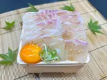 鯛の熟成漬け丼(ネタ倍盛り)Marinated sea bream rice bowl (double the amount of toppings)（寿司・海鮮丼 がんこ 尼崎店）