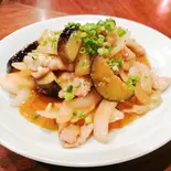 豚ばら肉と茄子の味噌炒め(つきじ板前ダイニング斬)