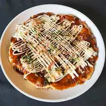 お好み焼きーイカエビ玉チーズー(お弁当 福ちゃん食堂)