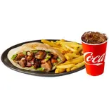 選べる ケバブサンド sandwich+Potato fries+ CocaCola（スターケバブインドカレーハラル専門店）