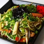 野菜焼きそば塩味（鉄板焼 焼きうどん 伊鉄）