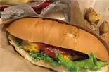 ビーフチーズハンバーガー（MYU's café）