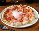 ビスマルク(生ハムと温玉とルッコラ) Bismarck Half-boild egg+prosciutto（雪の窯珈琲）