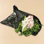 【手巻】かにとアボカドのサラダ巻（すし魚銀 JR千葉駅前店）