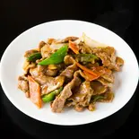 牛肉オイスターソース炒め（中華料理上海亭 木場店）