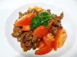 牛肉とトマト炒め(青樺)
