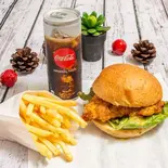 キンボシバーガーセット（バーガーキンボシお花茶屋店）