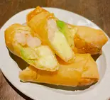 海老とアボカドのチーズ春巻き(YAKITORI TORIYAMA 焼き鳥 鳥山)