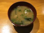 自家製お味噌汁（鶏処 新松）