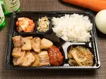 サムギョプサル弁当 삼겹살도시락 Pork Lunch Box(韓国料理ナジミキンパ)