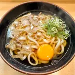 月見かすうどん（しばいけ）