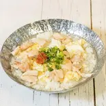 【酸っぱさが二日酔いに効く】梅+鶏雑炊（ぞうすいマニア〜鶏キング〜博多店Zosui Mania Chicken King）