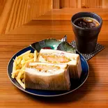 エビカツサンド+ドリンクセット（和みのひみつきち）