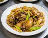 カキとネギ醤油炒め(豆鼓入り)（龍福 新中華）