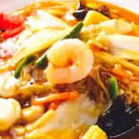 五目海鮮焼きそば/Fried noodles with assorted seafood(中華料理 龍門)