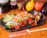 チャンジャ Spicy Salted Cod Entrails(黒毛和牛炭火焼肉BULLS)