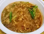 挽き肉と春雨の豆板醤炒め（中国酒家 ホルモサ 新青山ビル）