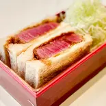 黒毛和牛シャトーブリアン カツサンド（鉄板焼 馨 西麻布）