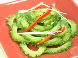 葱油苦瓜〜西安式ゴーヤの香豊かな葱油和え〜（西安刀削麺酒楼 本郷店）