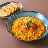 キムチチャーハン 揚げ餃子(5個)セット（チャーハン 皇王 上目黒店）