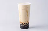 沖縄黒糖タピオカバナナラテ(Lサイズのみ タピオカ入り商品)（タピオカミルクティー Cha-Cha (仁王のキンパ)）