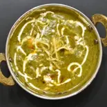 ひき肉ほうれん草カレー keema spinach curry(インドネパールレストランアムル)