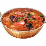 シーフードナス Seafood Eggplant Curry（INDIAN NEPALI RESTAURANT "JUNTARA"）