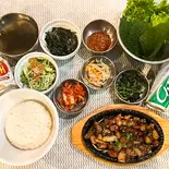 サムギョプサル定食（セマウル食堂心斎橋店）