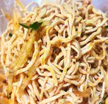 干し豆腐と長ネギの辛味冷菜（台湾丼專門店）