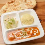 バターチキンセットButter Chicken Set（美味しい本場のインドカレーBOMBAY CAFE ＆ BAR）