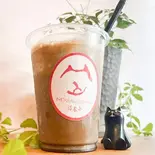 アイスほうじ茶ラテ（猫本山）
