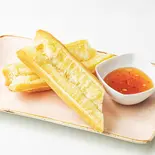 【台湾油条】スイートチリソースがけ台湾揚げパンDim Sum Master's Taiwanese Fried Bread with sweet chili（韓流ご褒美飯♪バターガーリックライスの【サムギョプサル丼】 弘明寺店）