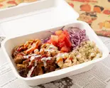 チキンオーバーライス(玄米と合盛りチキンの健康チキンオーバーライス Healthy&co 秋葉原店)