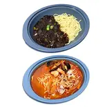 【お得セット】 中華セット D (ジャジャン麵 + 海鮮チャンポン)(韓国料理オイソ)