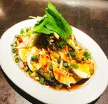 やみつきよだれ鶏（12種野菜とお魚サラダ VEGE FISH TOKYO ベジフィッシュ トーキョー）