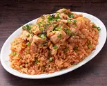 豚バラキムチ焼肉赤だれ炒飯 BBQ Pork Ribs ＆ Kimchi Red Sauce Fried Rice（豚バラGOOD）