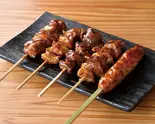 本日の串焼盛り合せ Skewer Assortment of the Day（魚民 善行東口駅前店）
