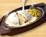 チーズONチーズINハンバーグ（ガスト 西新店）