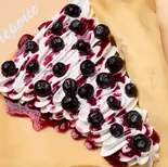 ブルーベリー Blueberry white whipped cream crepe（クレープハブ川崎店）