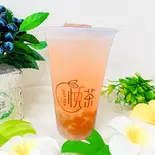 ピーチジュース Peach juice 蜜桃啵啵(悦茶 JOYTEA 湊川店)