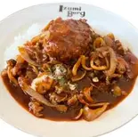特製ハヤシライス特製ハンバーグのせ【150g】（いずみカリー桜塚本店）