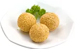 皇記のゴマ団子3個（四谷の香港料理 皇記）