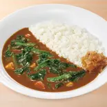 ほうれん草カレー Pork Curry Rice w/ Spinach(すき家 福岡舞鶴店)