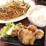 大盛とりから揚げセット(両面焼きそば あぺたいと 上北沢店)