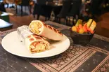 ファラフェルサンド(バジルソース)（Egyptian Restaurant GRAND PYRAMID Halal Food）