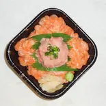 ねぎとろ・サーモン丼 ネタ盛（笹互 亀有本店）