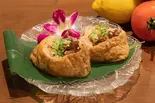 そばいなり 2貫 Soba Wrapped in Fried Bean Curd 2 Pieces(そば居酒屋るちん)