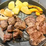 ダブルスター定食（ふくふく食堂）