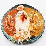 あいがけWカレーライス(LAMA)
